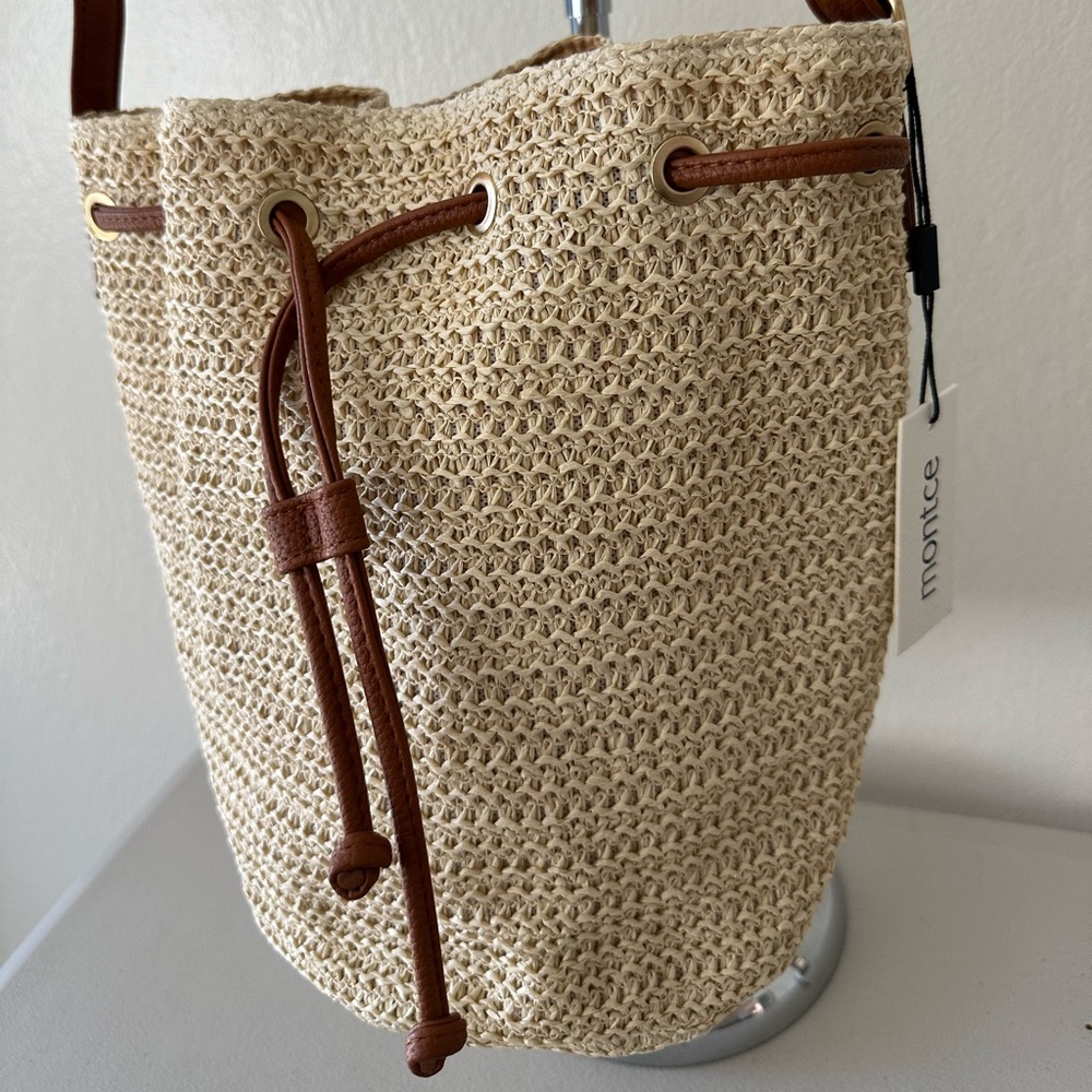 Montce brown bucket bag - Picture 3 of 12